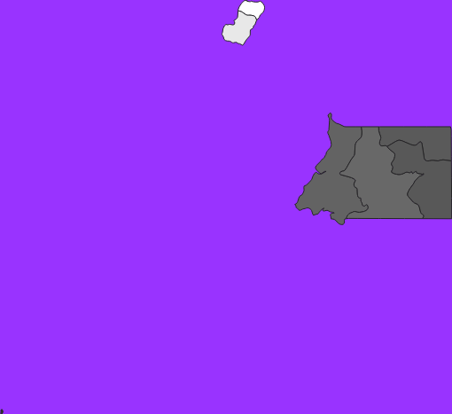 Equatorial Guinea elevation map